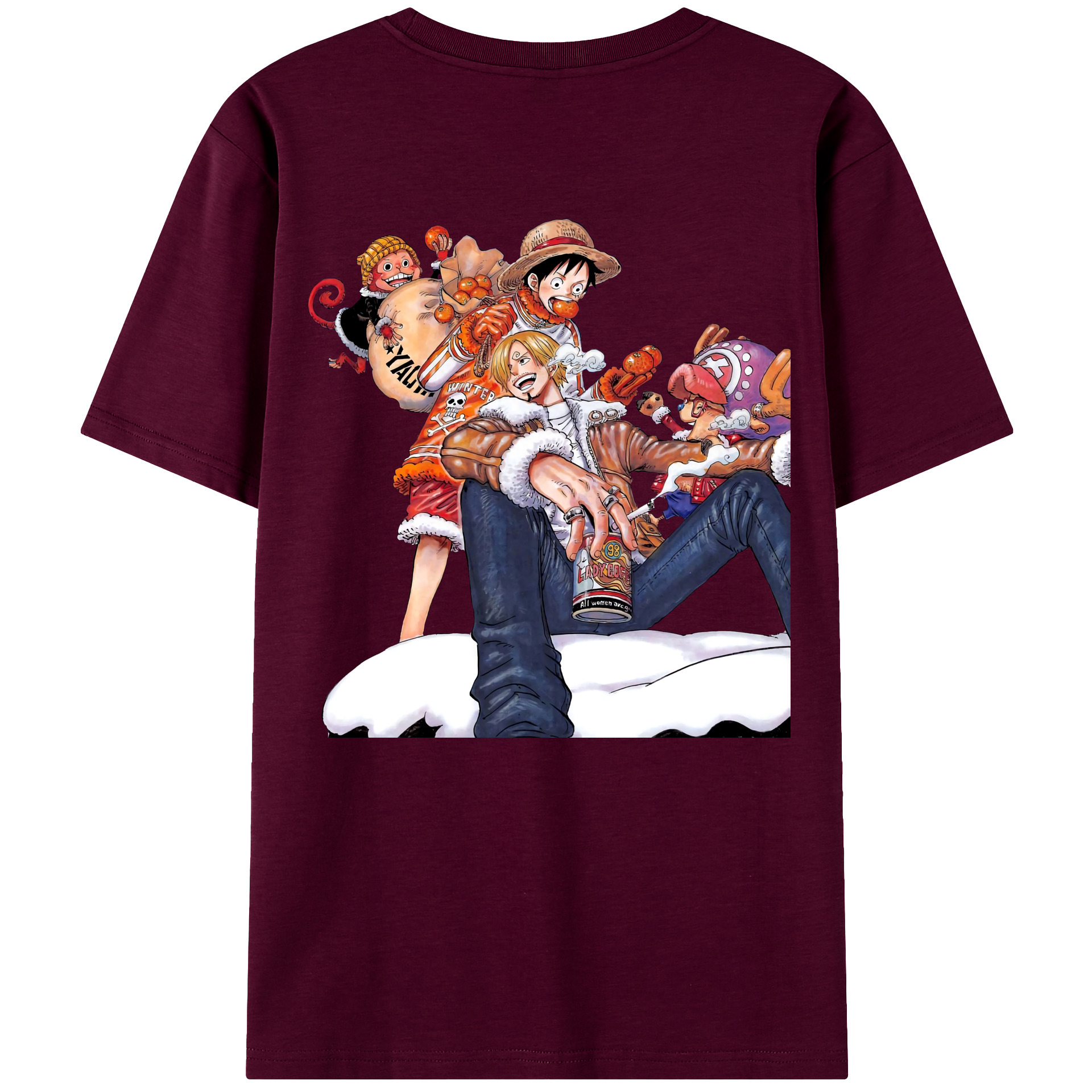 （画像用） ワンピース サンジ ONE PIECE Sanji レディース半袖Tシャツ(バックプリント)